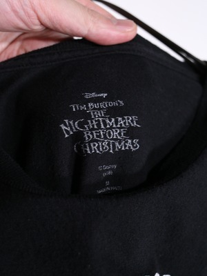 "The Nightmare Before Christmas " Jack Skellington print l/s tee