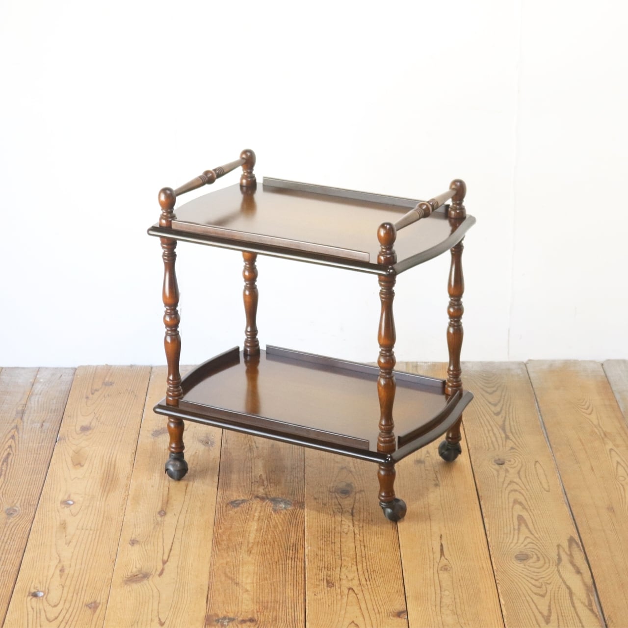 飛騨産業 キツツキ ワゴン キッチン トローリー 収納 キャスター 樺材 クラシカル レトロ ヴィンテージ/PKT12066