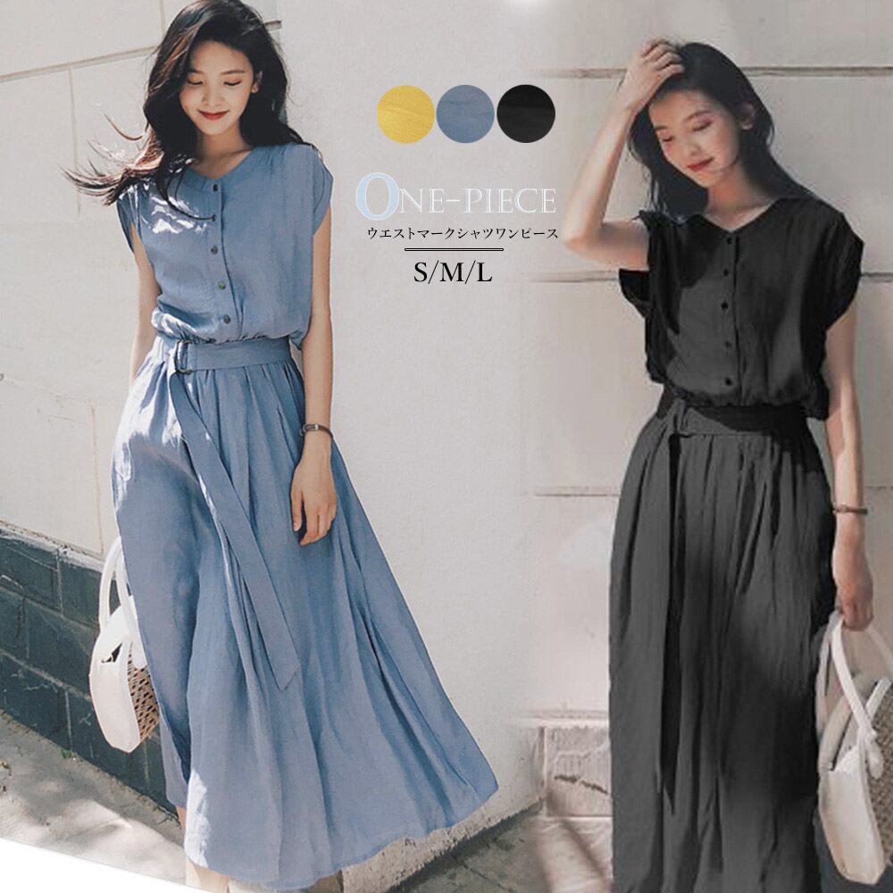 シャツワンピース レディース