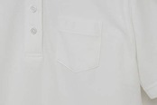 [キャッチ] 小学生 女子 半袖 ポロシャツ スクール シャツ 制服 通学 中学 高校 吸汗速乾 女児 女の子用 100 110 120 130 140 150 160 170 LB544712 白
