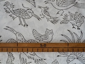 block print fabric c79 tori black