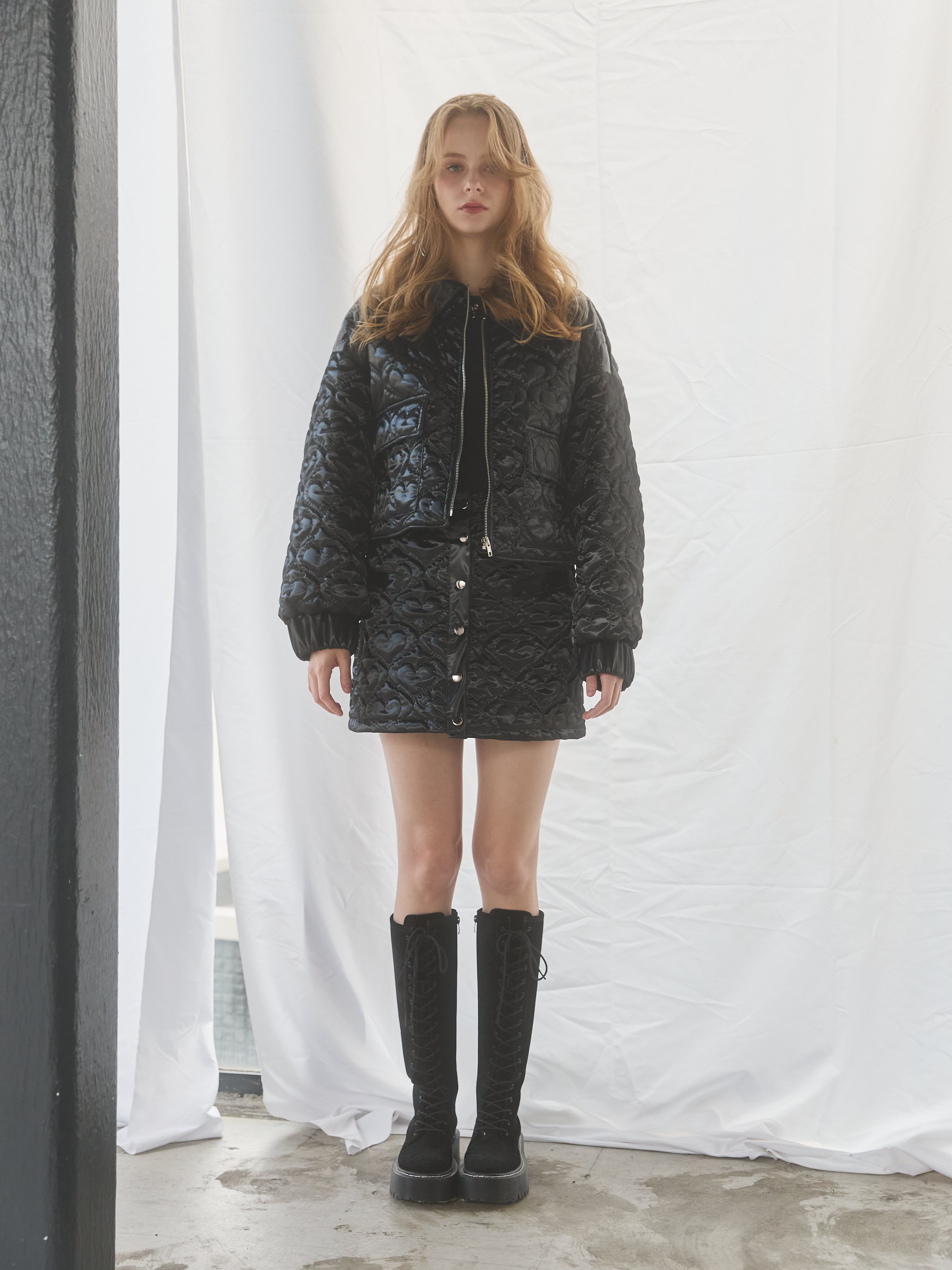 ハートキルティングミニスカート | lilLilly official webstore