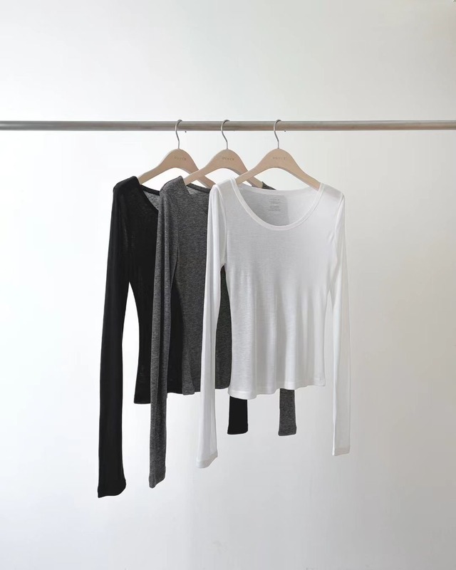 (OUNCE) body round tee / 3color