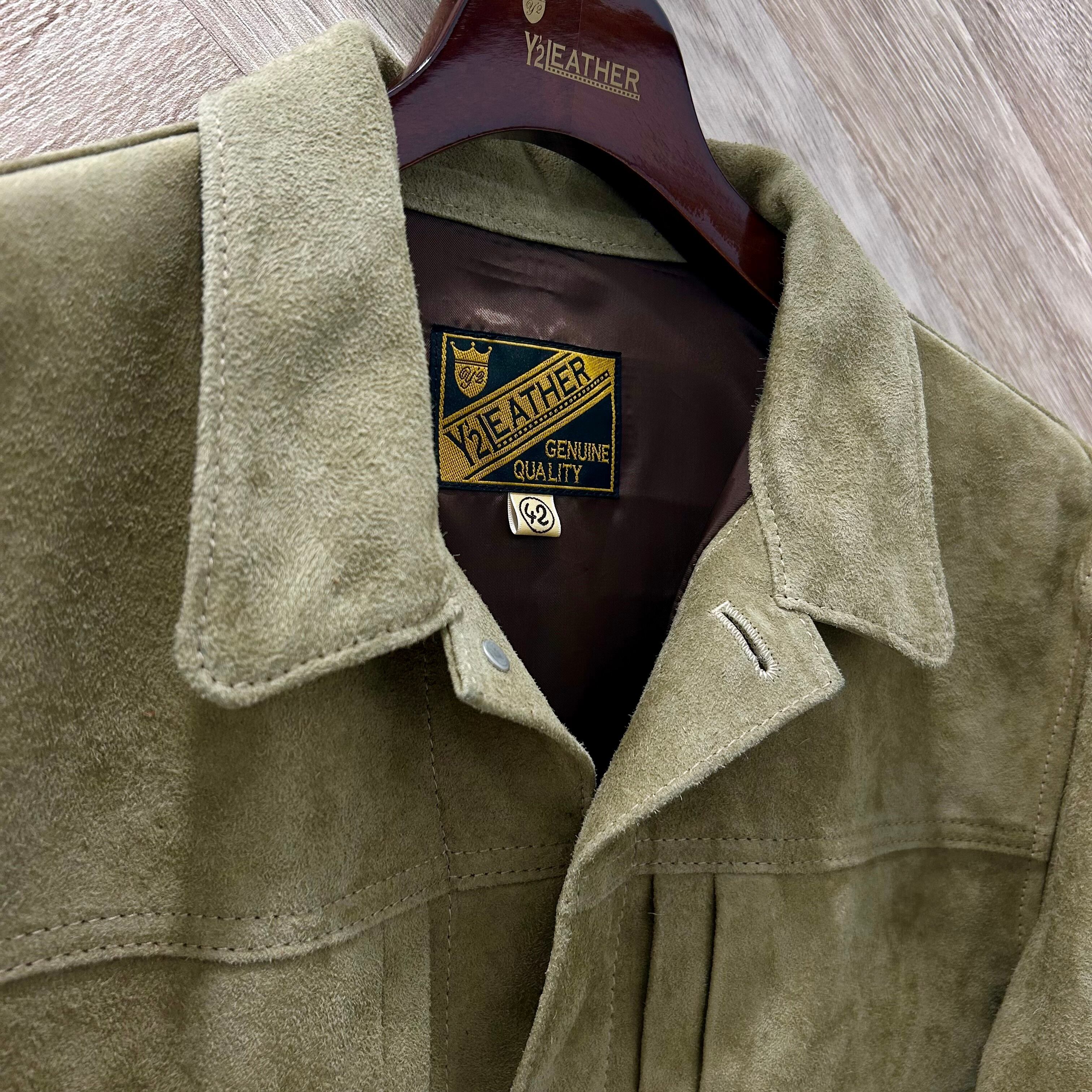 ワイツーレザー【Y'2 LEATHER】HORSE ROUGHOUT WWII TYPE JEAN JACKET
