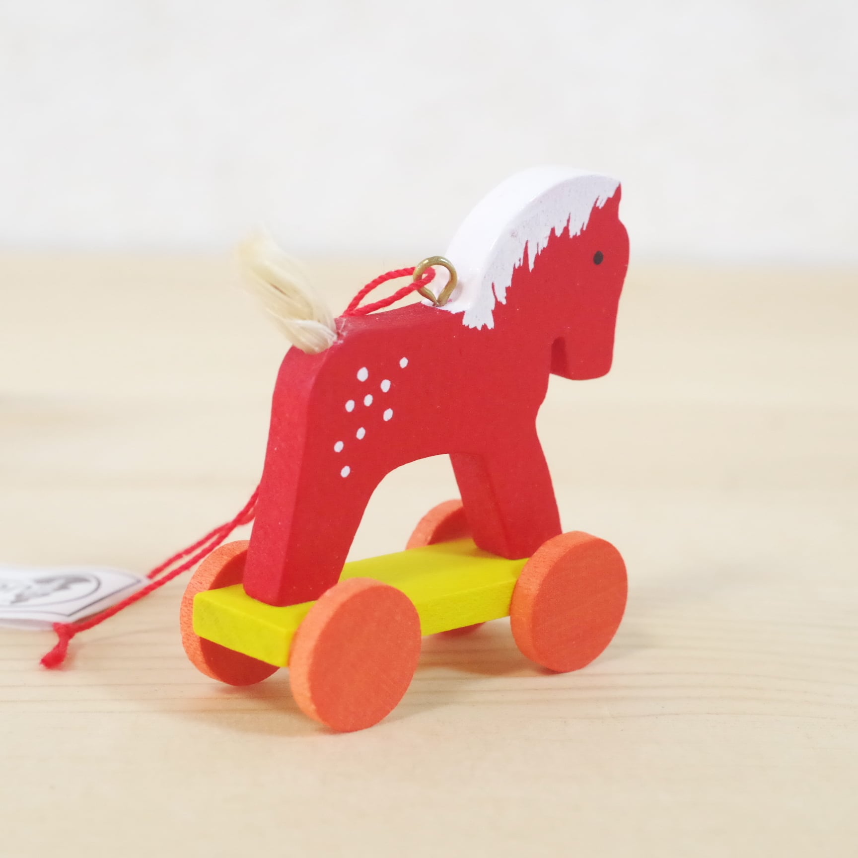 ウルブリヒト オーナメント 赤い木馬車 | 木のおもちゃ専門店 おもちゃ