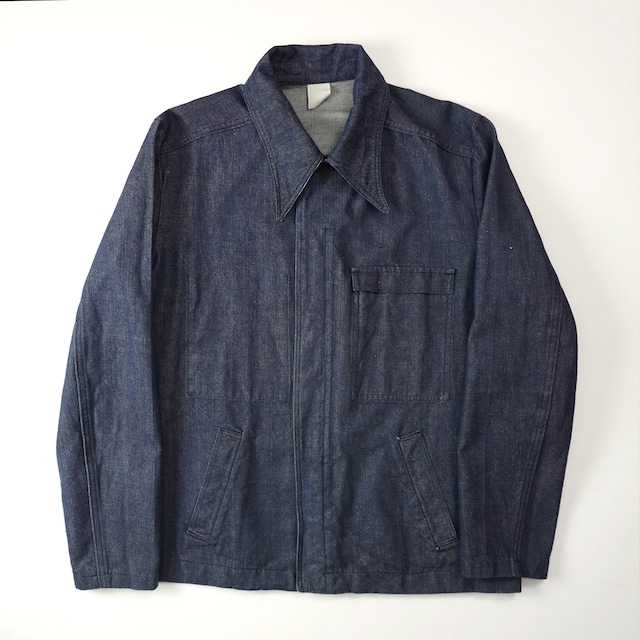 【MADE IN FRANCE】【DEADSTOCK】SANFOR ホワイトワークジャケット "VESTE DE PEINTRE"