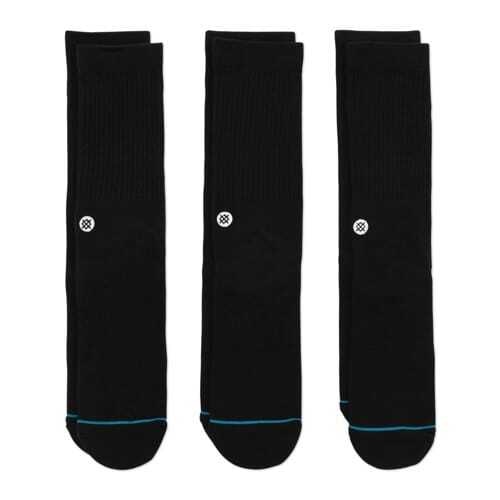 【STANCE】ICON 3 PACK /  BLACK  / L 25.5-29.0cm