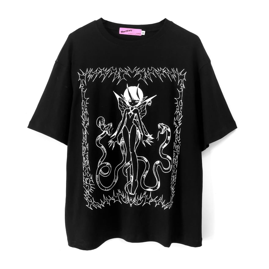 ゴスロリ通販 With U ゴシック ロリィタ Tシャツ 悪魔 Devil プリント