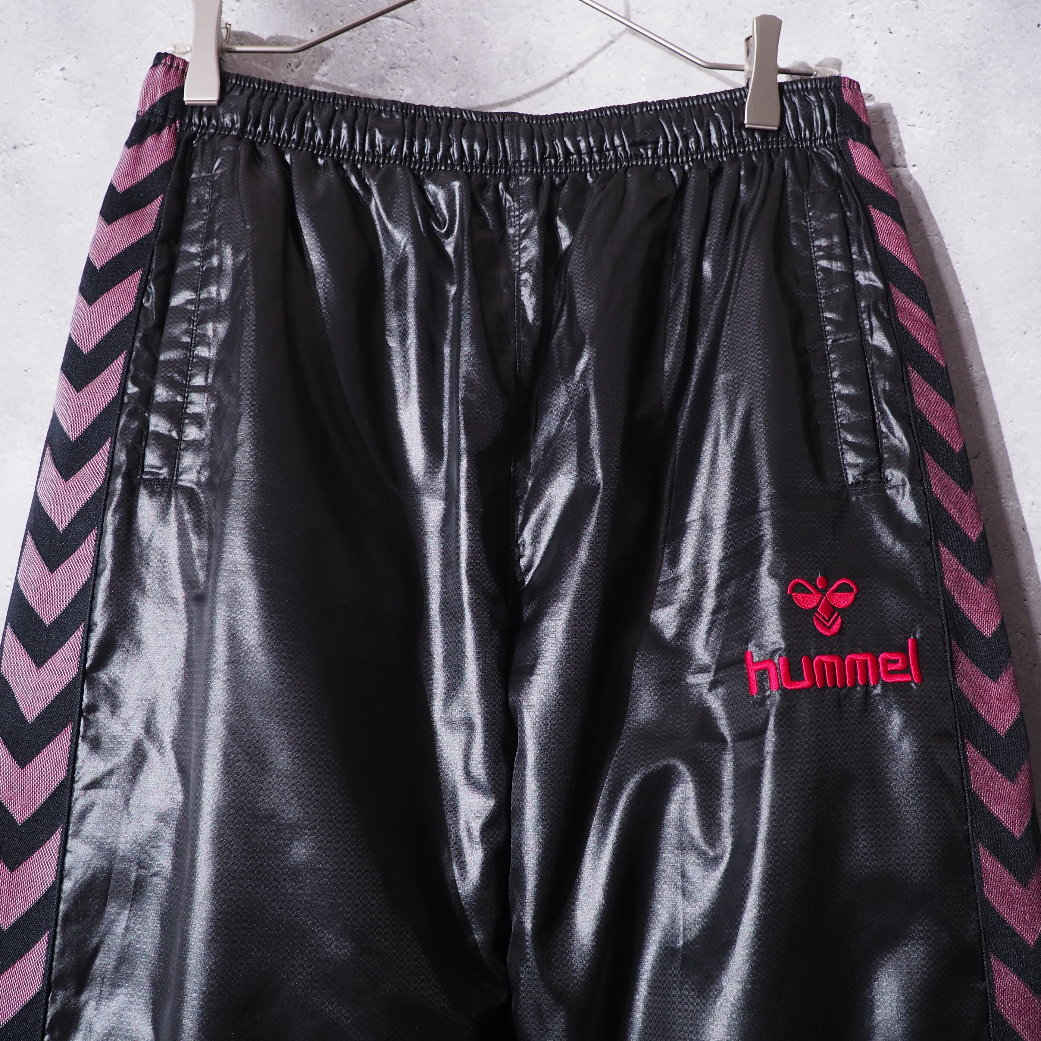 ” hummel ” arrow line × logo embroidery track gross pants