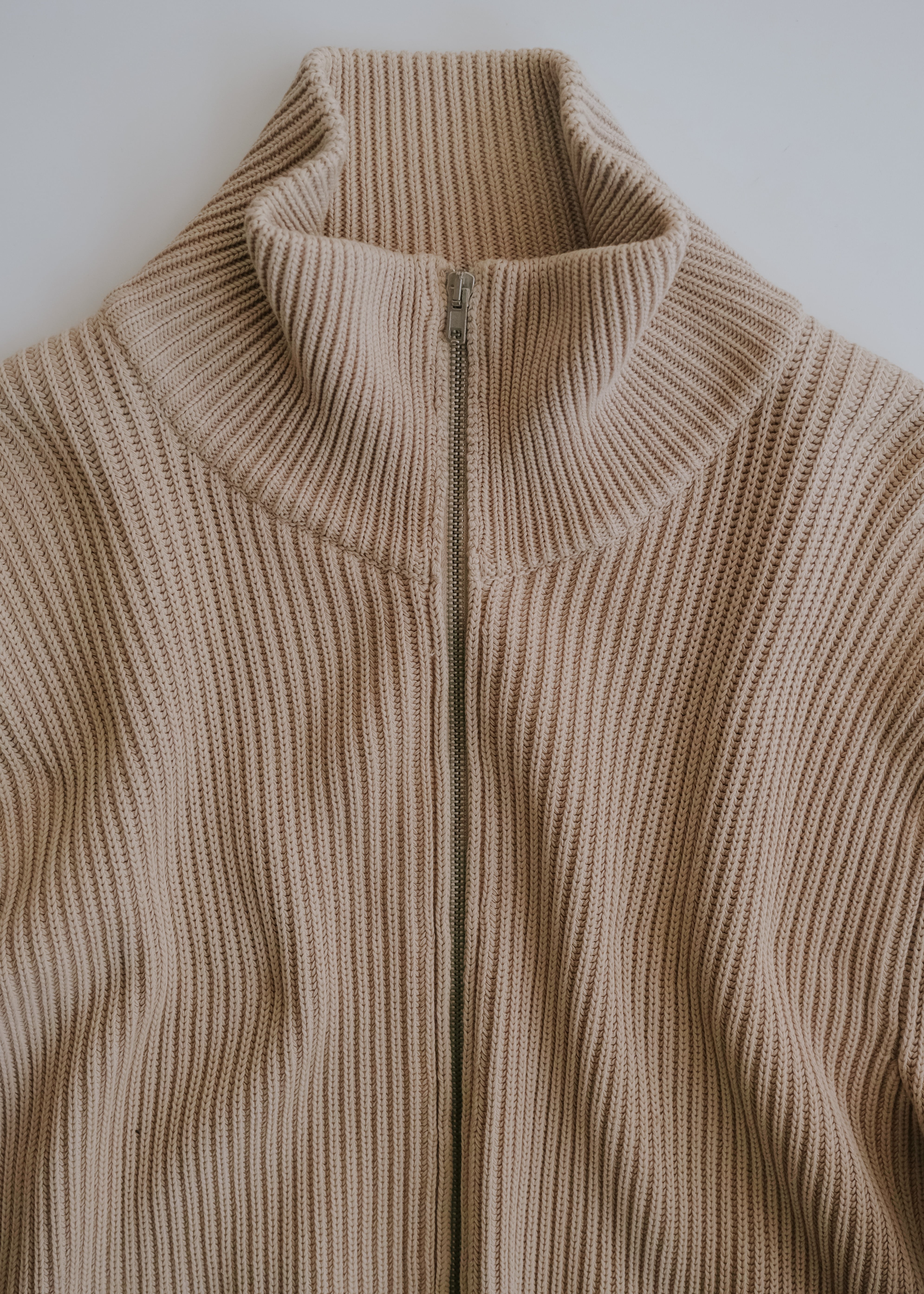 Martin Margiela 07SS double zip up drivers knit | CETTEN