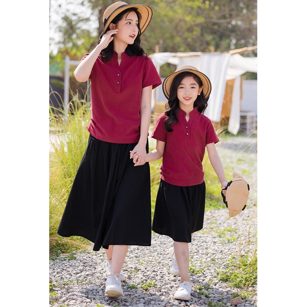 ☆親子お揃いパウスカート フラダンス パウスカート 親子ペア