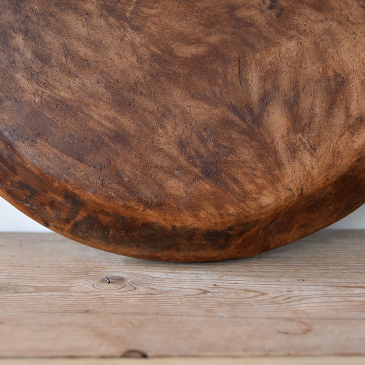 African Vintage Ethnic Wooden Bowl【B】 / アフリカン ヴィンテージ ウッドボウル / DRS-005B