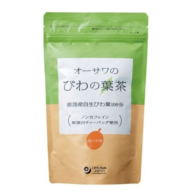 オーサワのびわの葉茶　60g(3g×20包)