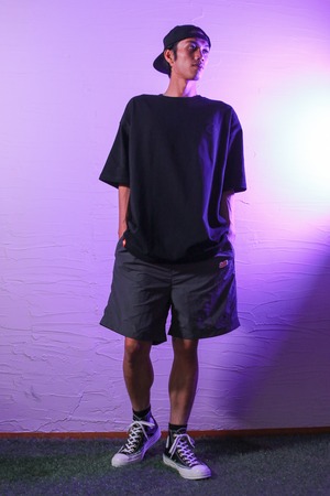 NYLON EAZY SHORTS [CHARCOAL]