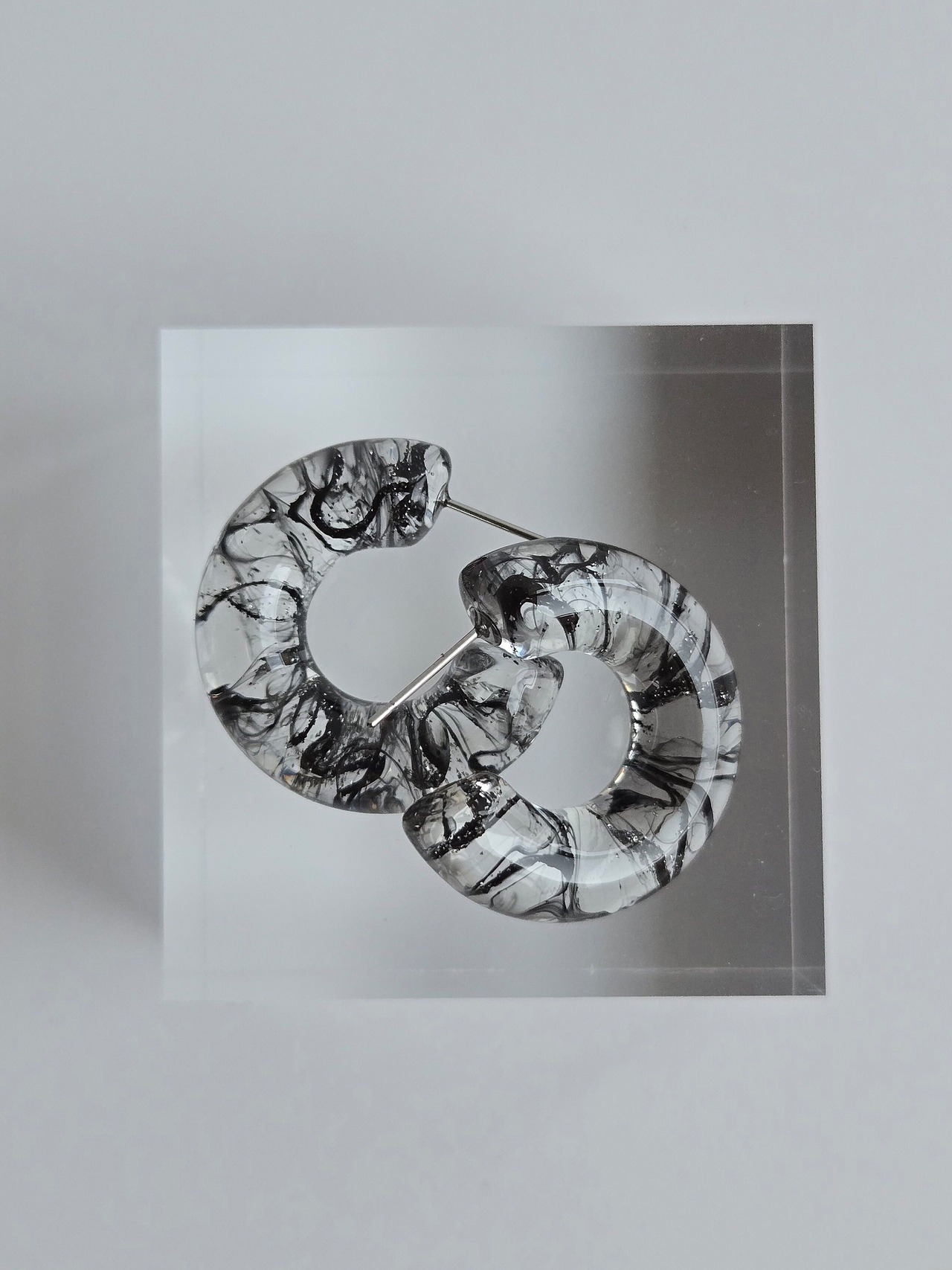 PUKKURI hoop. [black/white/blue] - 6