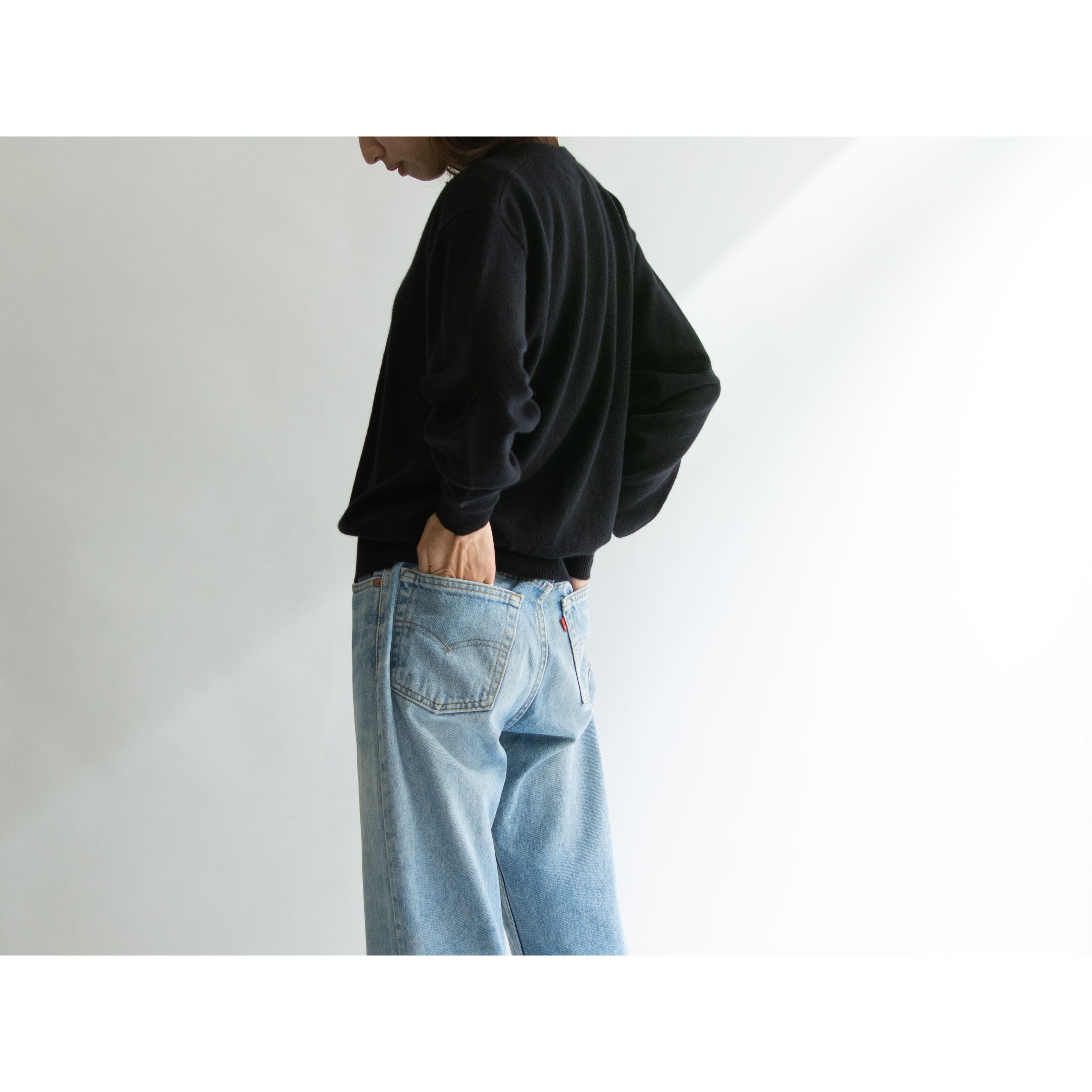 【PER VALENTINO】100% cashmere knit cardigan（ペレバレンティノ カシミヤニットカーディガン ）10d