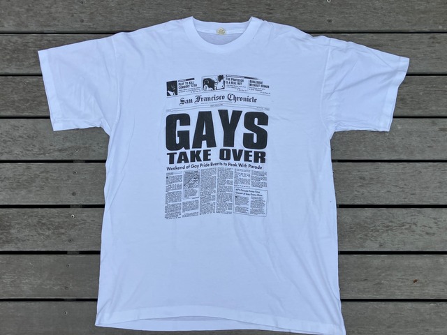90s San Francisco Chronicle GAYS TAKE OVER TEE