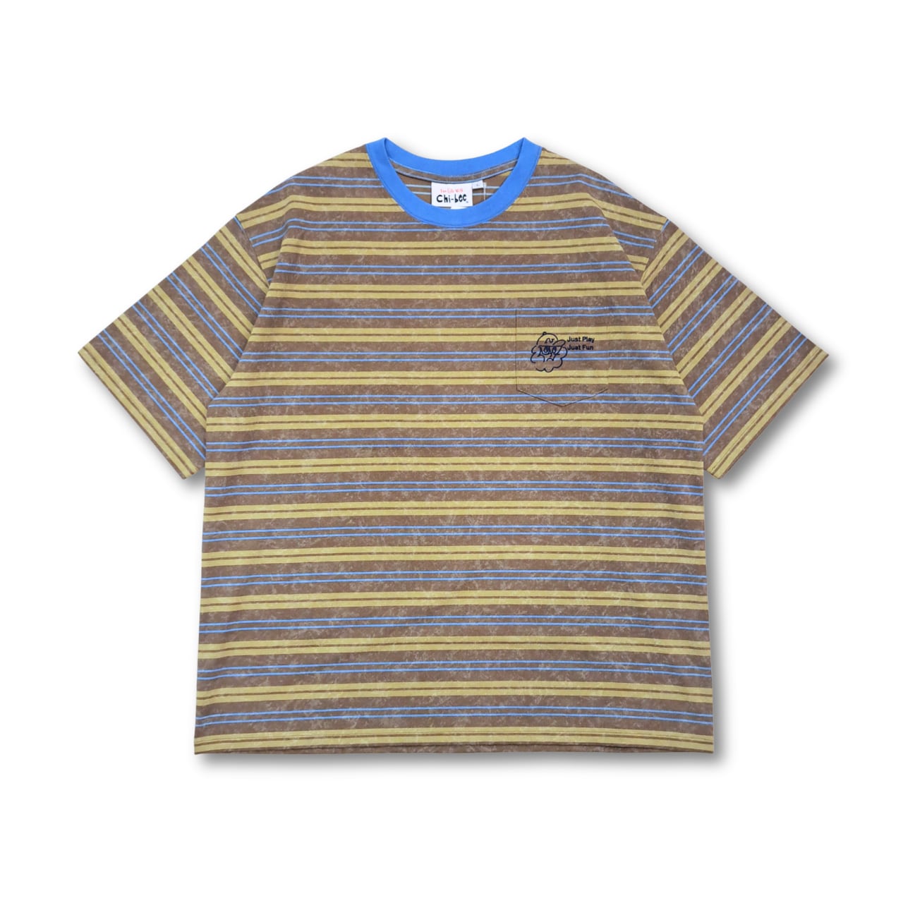 chi-bee / チービー - 限定生産 ボーダー Tシャツ (yellow)