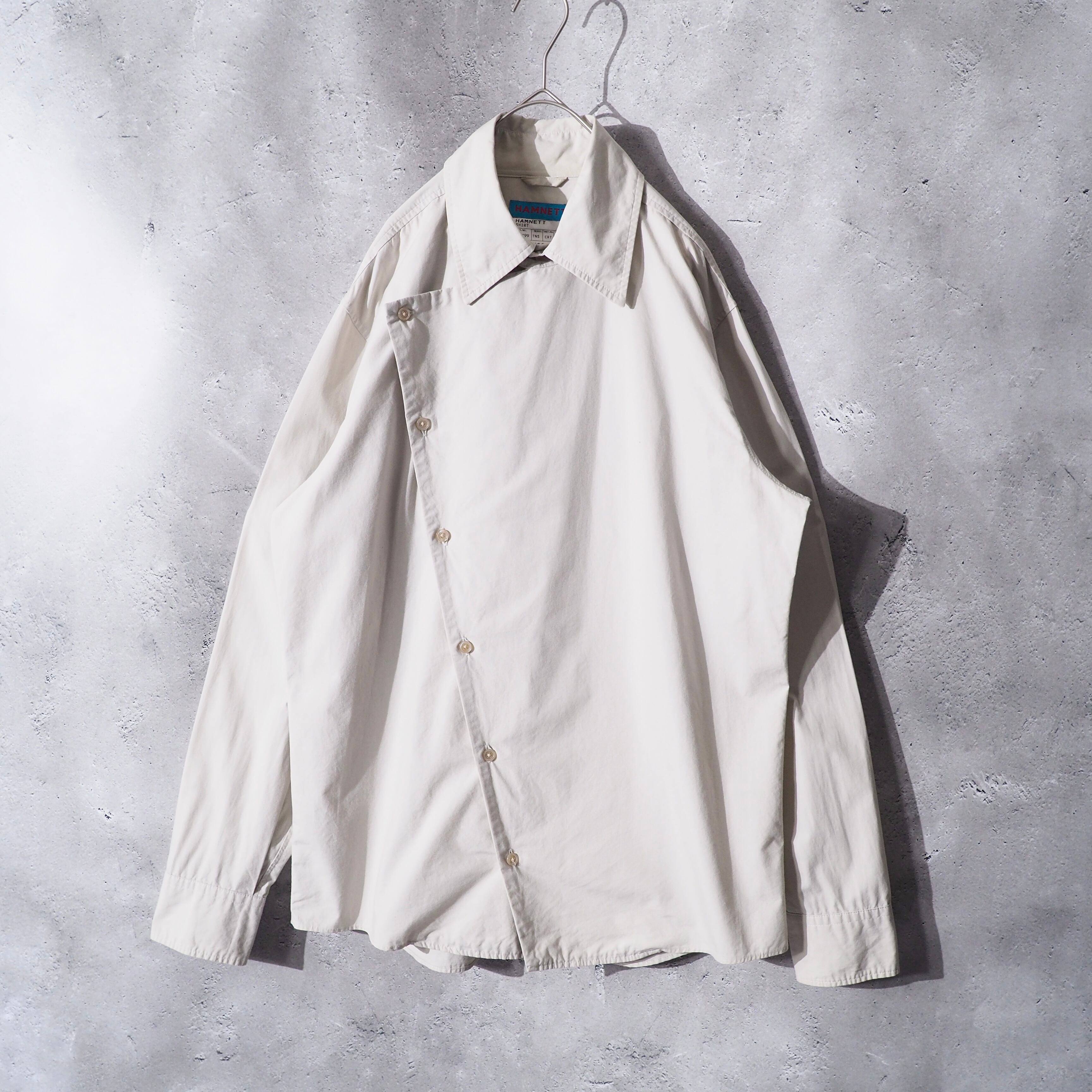 2000s " HAMNETT " Deformation silhouette shirt jacket