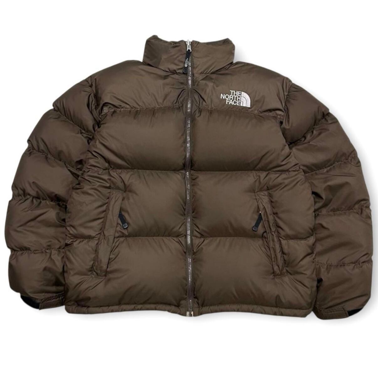 THE NORTH FACE センターロゴ USヌプシ ダウン 希少色 肉厚 ザノース 