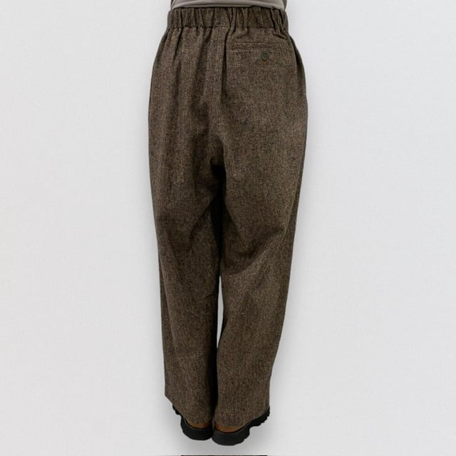 nume cotton tweed wide pants | CoCo Cuore