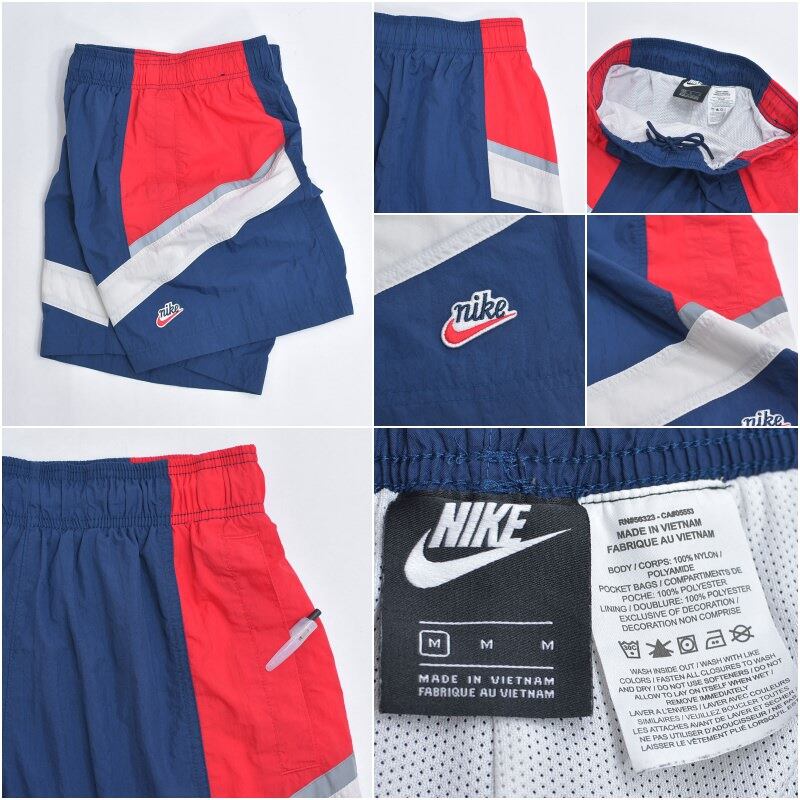 00s～ Nike ナイキ 筆記体ロゴ ナイロン ウーブンショーツ 短パン