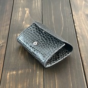 アリゲーター コンパクトウォレット アッシュグレー