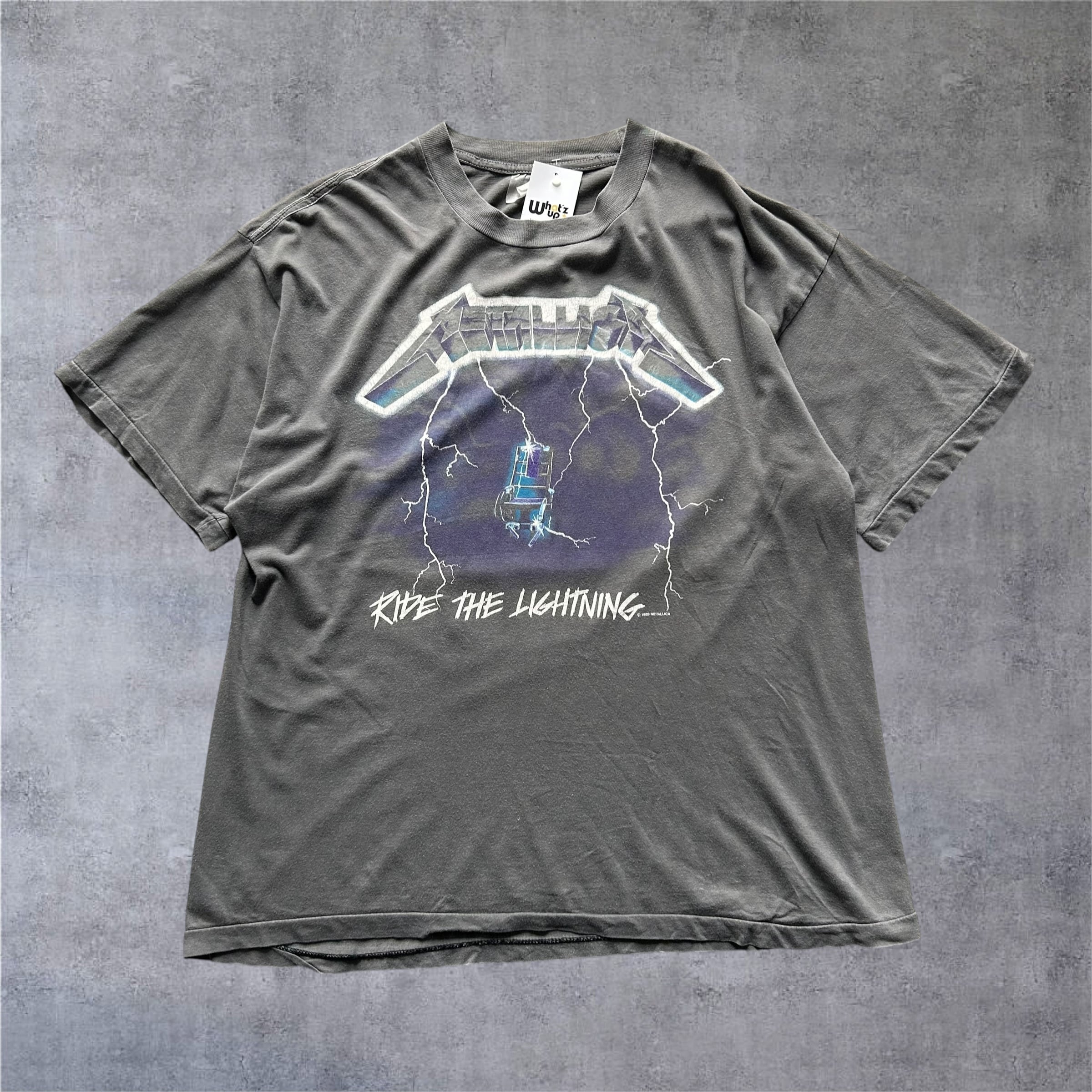 1989s Metallica "Ride The Lightning" Fade T-shirt【高円寺店】