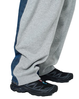 BLESS "Overjoggingjeans "L"〔LIGHTGREY/DENIMBLUE〕"