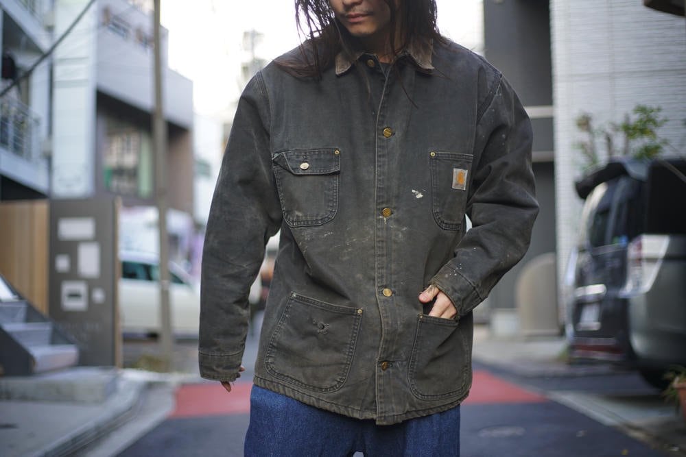 Carhartt] Vintage High Aged Black Duck Chore Coat [2000s-] Vintage