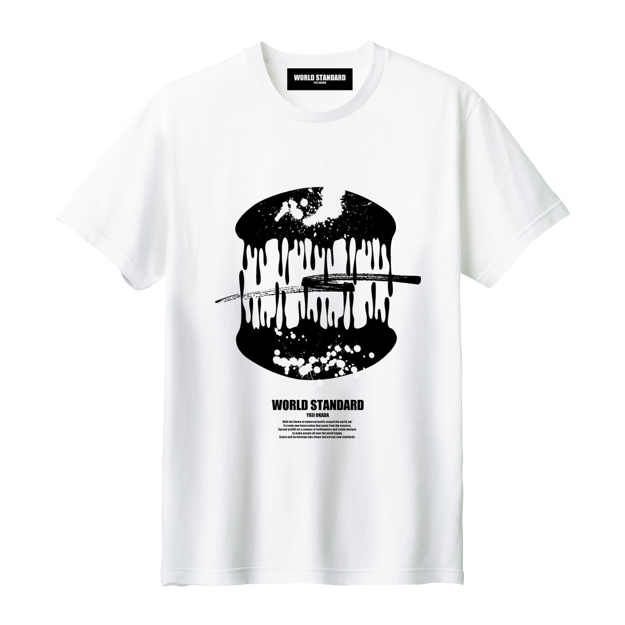 WORLD STANDARD/クルーネックプリントTシャツ/WSHT-029