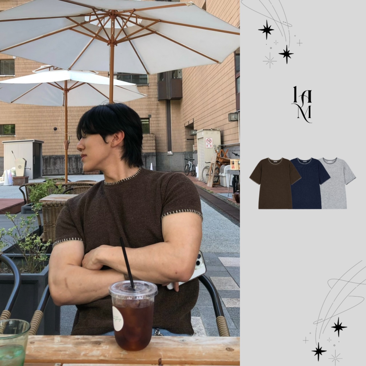 Coal Stitch Muscle Knit Tee (2color) - 1