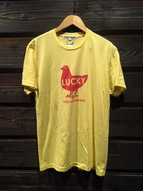 MUCHO ALOHA  You Live Hawaii Tee  Yellow  Mサイズ