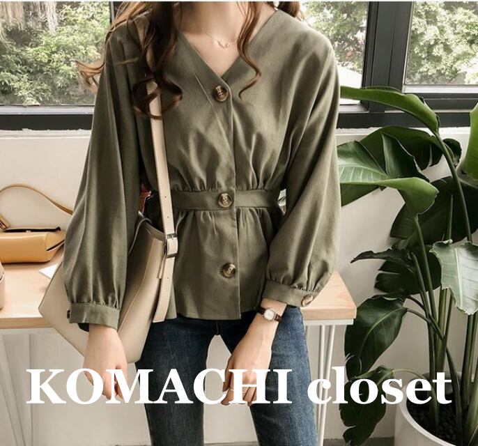 【送料無料】 ウエストマーク シャツジャケット 大人 ブラウス おしゃれ カーキ 黒 白 大きいサイズ 韓国 レディース オルチャン トップス Vネック フレア セミフレア 無地 春 夏 10代 20代 30代 40代 M L XL 2XL 3XL 4XL かわいい 大人可愛い きれいめ シンプル 大人 上品 お洒落 大人可愛い 大人女子 こなれ感 キュート 主役級 存在感 抜け感 通学 デート 女子会 お泊まり 休日 旅行 着回し 普段使い 重ね着 コーデ スタイル モテ