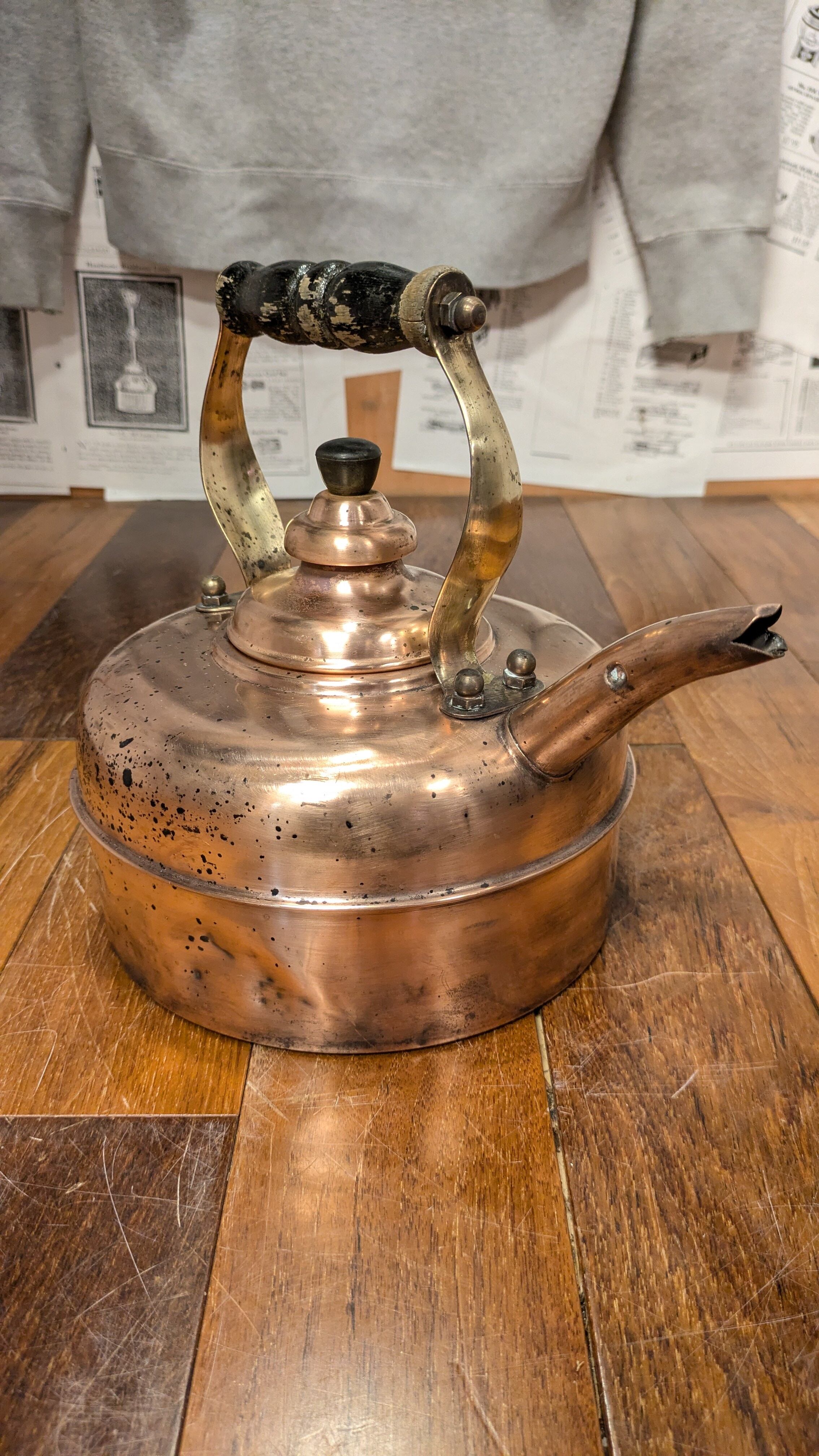Vintage Simplex Copper Kettle madeinEngland 高級 シンプレックス
