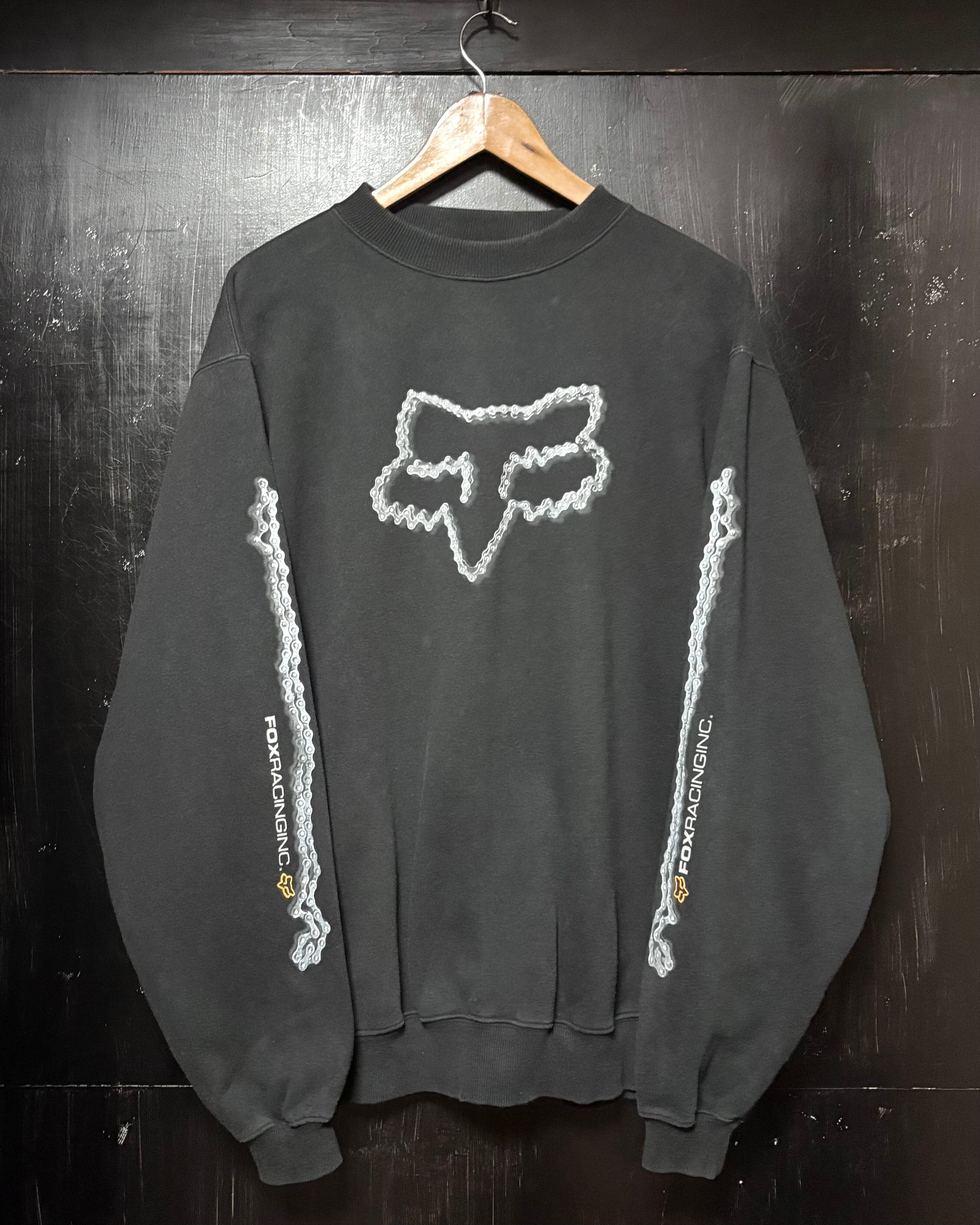 90s / Fox Racing Inc. 3-Sided Chain Logo Sweat | ASCENT