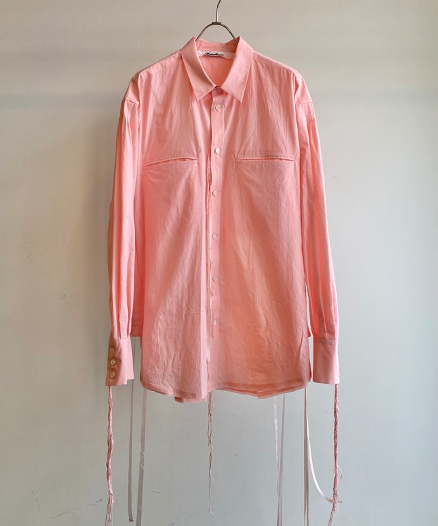 Midorikawa/MID24SS-SH04 WAIST ZIP SHIRTS (PINK)