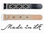ディティーエルエー スカイ ブラック(32mm)：MADE in LA メイド イン エルエー レザー ブレスレット