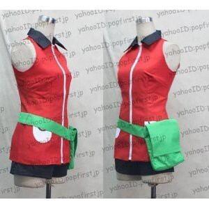 DK716　◆ ポケットモンスター　エメラルド 　ハルカ 　風　 コスプレ衣装　新品　完全オーダメイドも対応可能 K716 ポケットモンスター エメラルド ハルカ 風 コスプレ衣装 cosplay