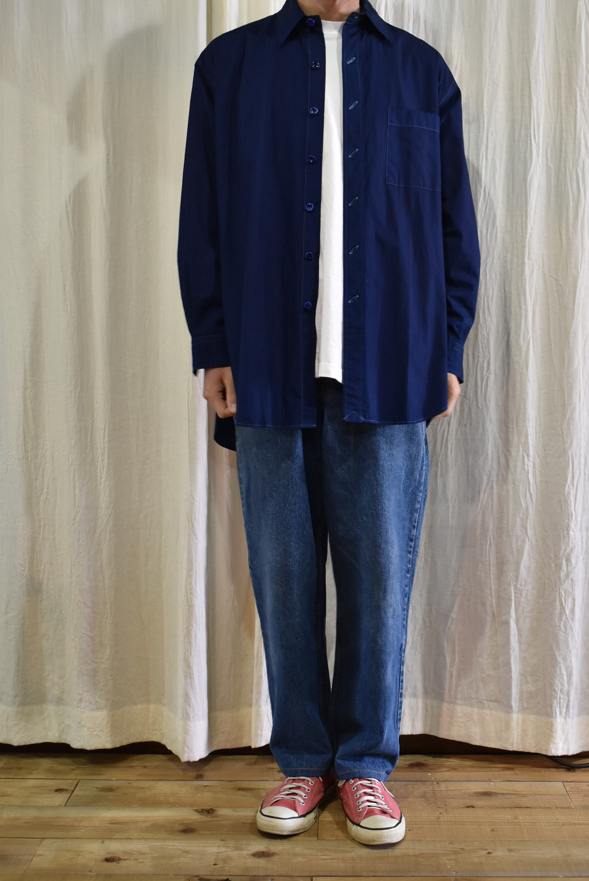 SOWBOW シャツG DK INDOGO BROAD CLOTH | rasikufuku