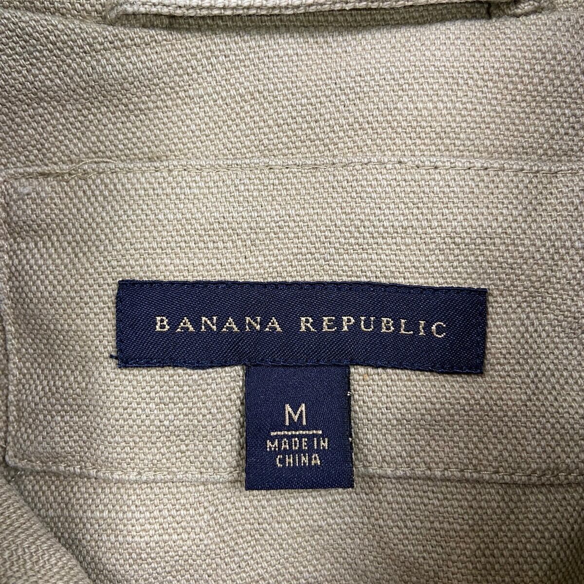 00年代 BANANA REPUBLIC バナナリパブリック リネン混 コットン