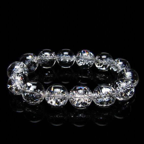 アイリスクォーツ ブレスレット 水晶 ブレス 16mm おまかせ便 111-20290