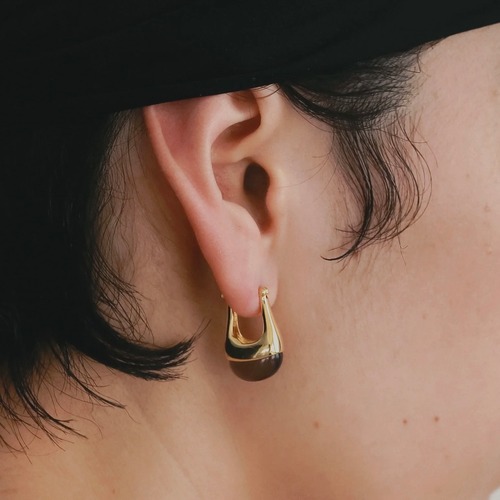 【 TRES 】Round drop Pierce