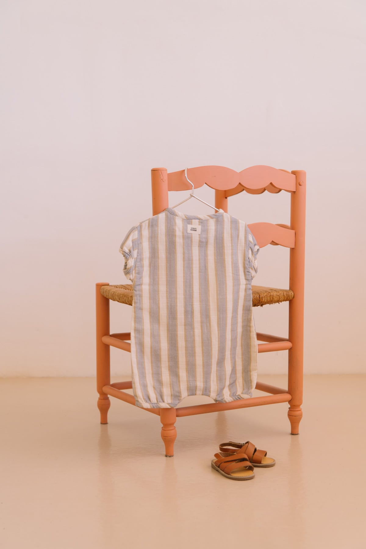 【RY】STUDIO BOHEME ROMPER BEBECITO 他 送料無料【STUDIO BOHEME】ROMPER BEBECITO - BLUE / GOLD STRIPES