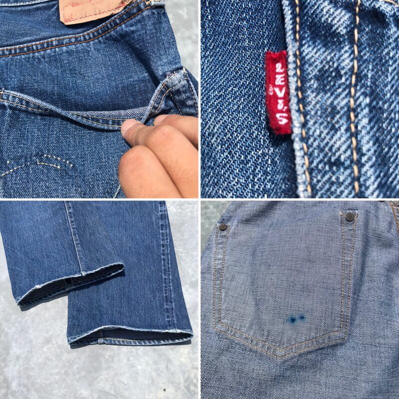 60's LEVI'S リーバイス 501ZEXX 紙パッチ ギャラ無し 刻印W TALON Big