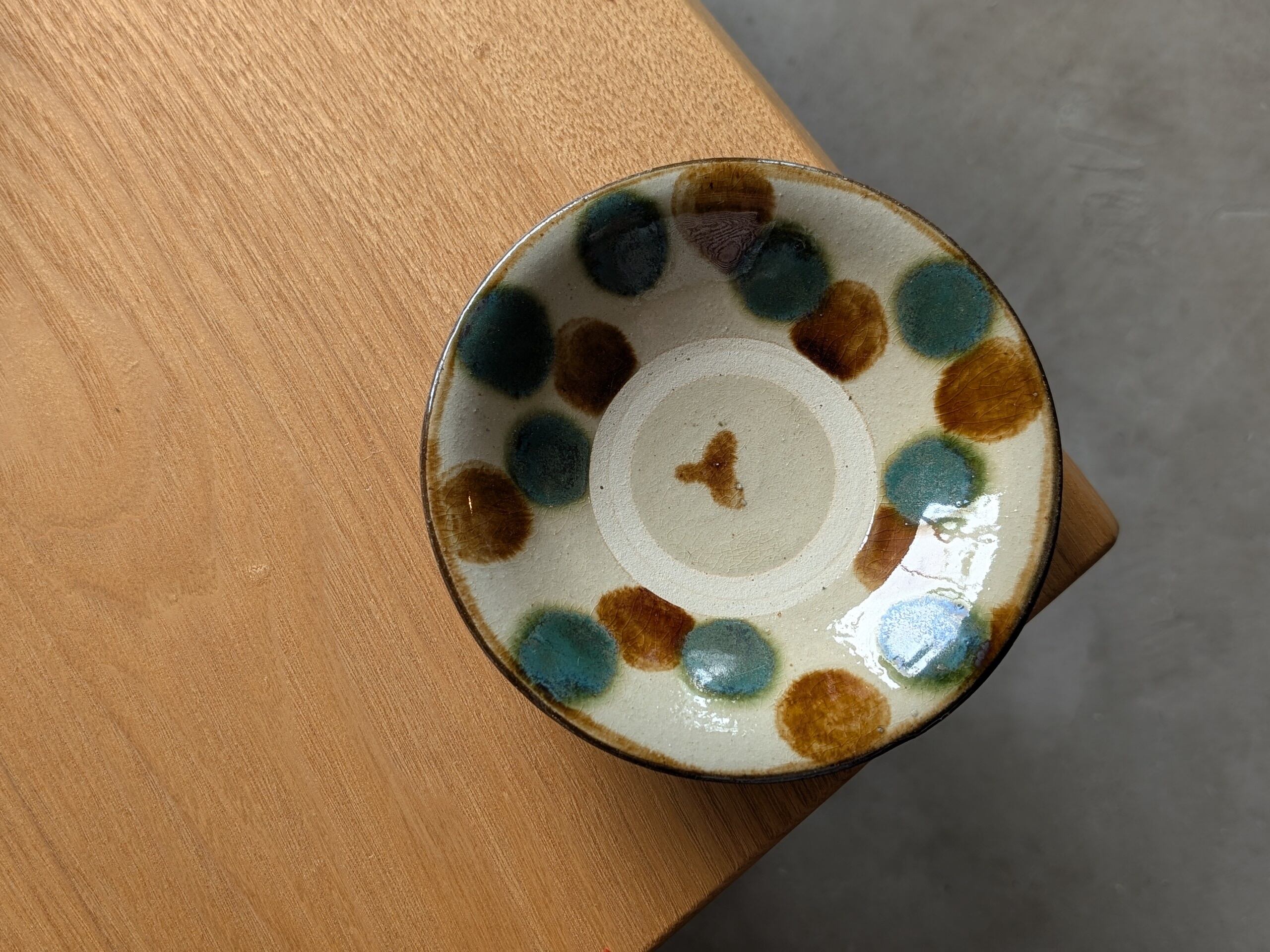 やちむん 5寸皿（三彩・3色） | 勝窯 | inoya | Basic Life Store