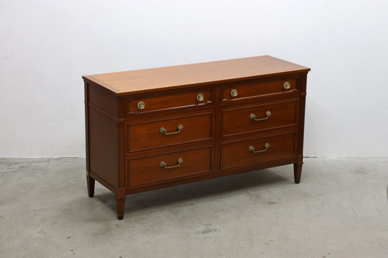 希少　ドレクセル キャビネット　飾り棚　チェスト　サイドボード　美品 DREXEL HERITAGE ドレクセルヘリテイジ Triune トライユン サイド