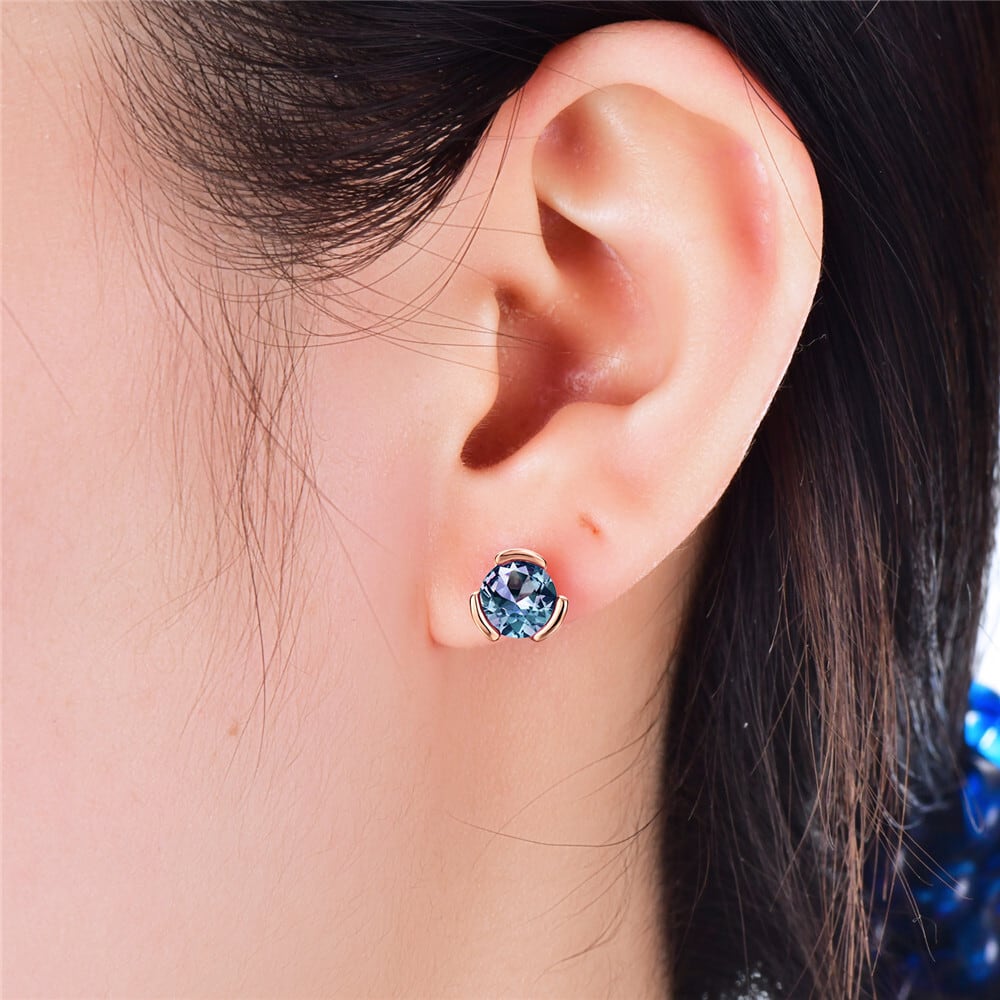 アレキサンドライト ピアス(両耳用) カラーチェンジ ピアス ファッション DAIKI JEWELRY #ジュエリー #ピアス #ファッション #イヤリング