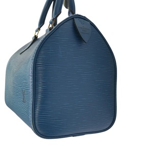 LOUIS VUITTON ルイヴィトン  エピ スピーディ25  レザー ハンドバッグ ブルー A-7937