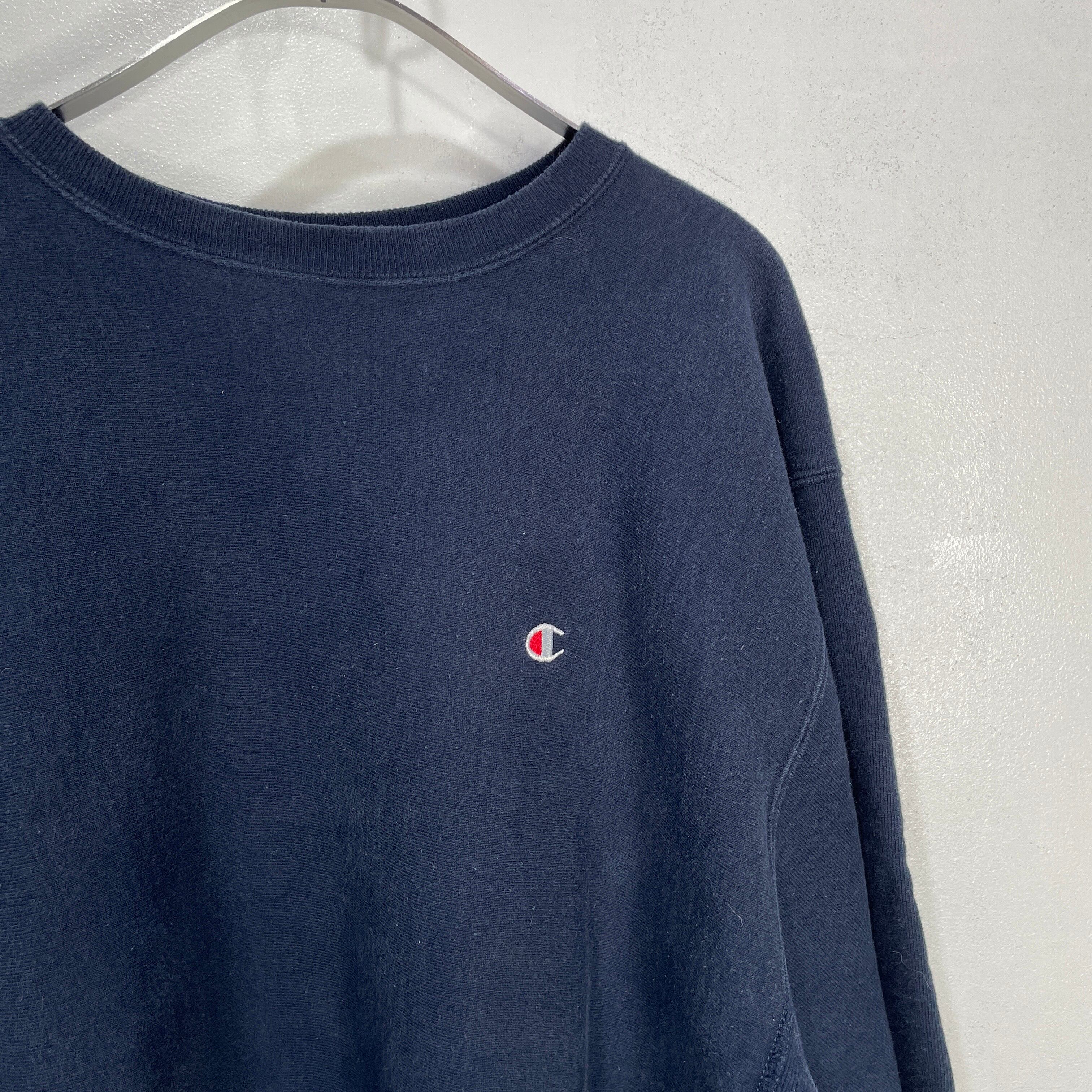 90s USA製 Champion リバースウィーブスウェット ネイビー XXL | 古着 